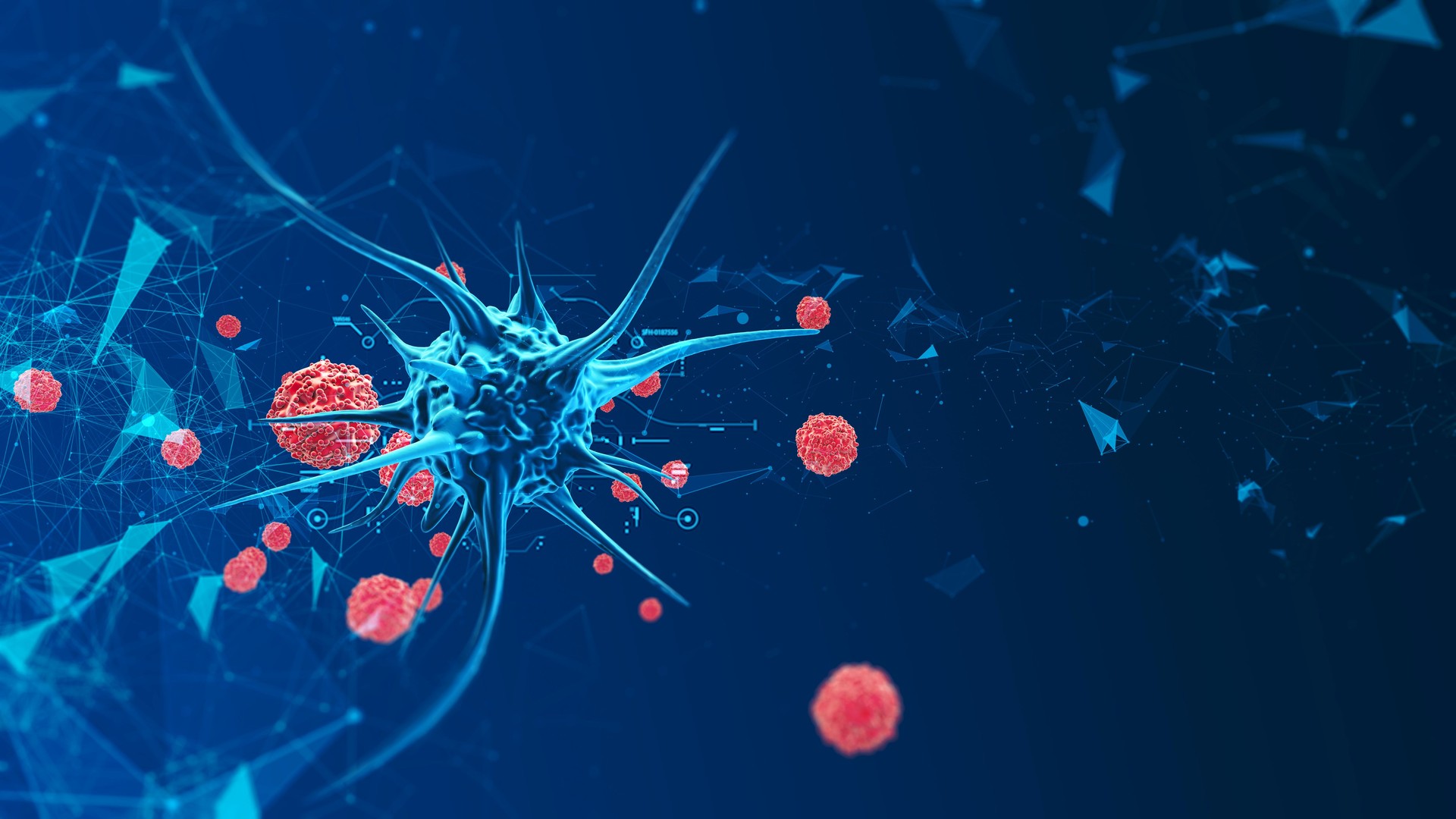 3d render biological cell